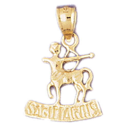 14K GOLD ZODIAC CHARM - SAGITTARIUS #9365