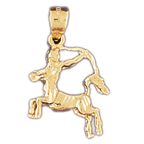 14K GOLD ZODIAC CHARM - SAGITTARIUS #9388