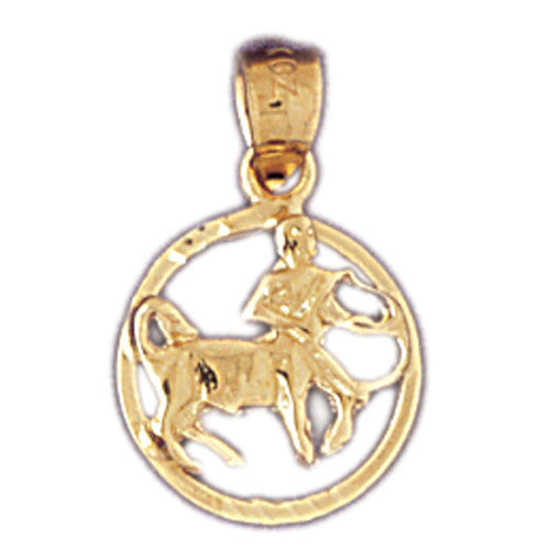 14K GOLD ZODIAC CHARM - SAGITTARIUS #9412