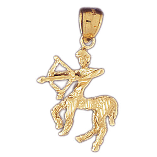 14K GOLD ZODIAC CHARM - SAGITTARIUS #9424