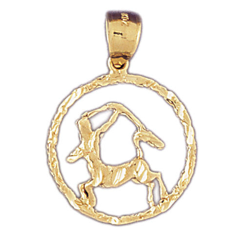 14K GOLD ZODIAC CHARM - SAGITTARIUS #9436