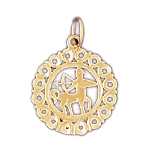 14K GOLD ZODIAC CHARM - SAGITTARIUS #9448