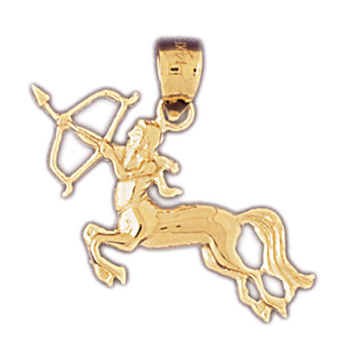 14K GOLD ZODIAC CHARM - SAGITTARIUS #9460