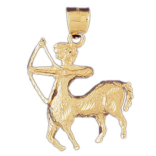 14K GOLD ZODIAC CHARM - SAGITTARIUS #9508