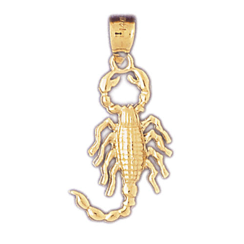 14K GOLD ZODIAC CHARM - SCORPIO #9459
