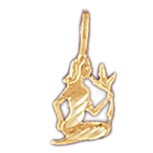 14K GOLD ZODIAC CHARM - VIRGO #9337