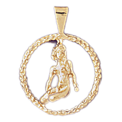 14K GOLD ZODIAC CHARM - VIRGO #9361