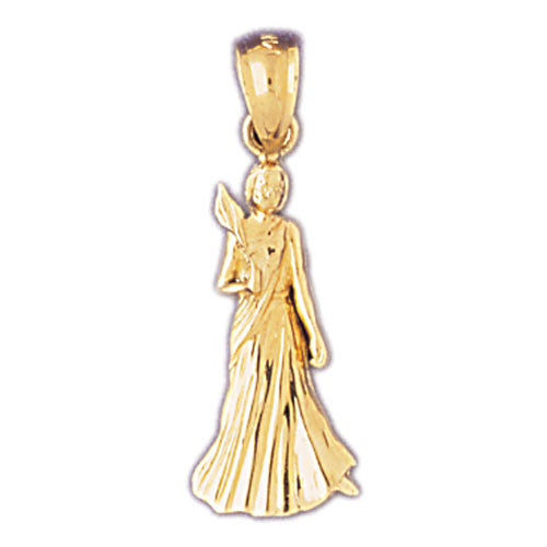 14K GOLD ZODIAC CHARM - VIRGO #9457