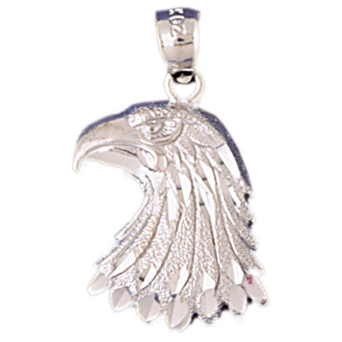 14K WHITE GOLD ANIMAL CHARM - EAGLE #11096