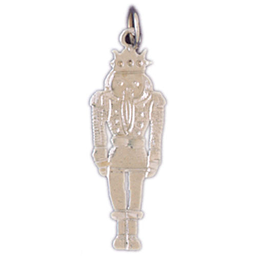 14K WHITE GOLD CHRISTMAS CHARM #11328