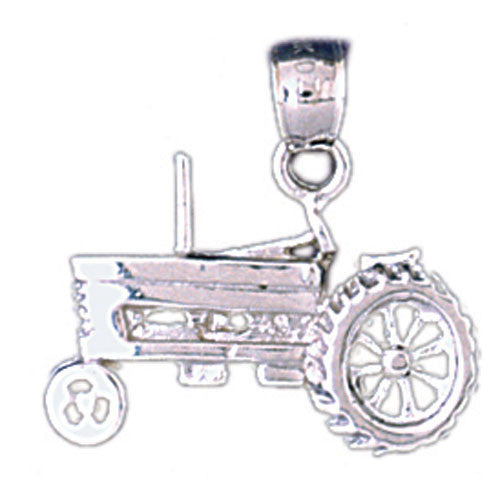 14K WHITE GOLD CONSTRUCTION CHARM #11297