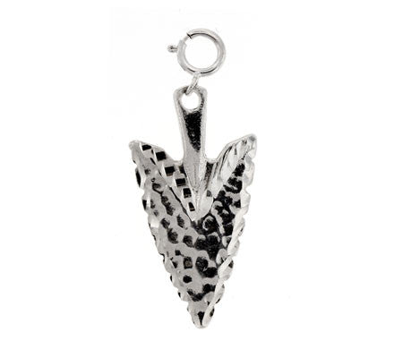 14K WHITE GOLD INDIAN CHARM #11213