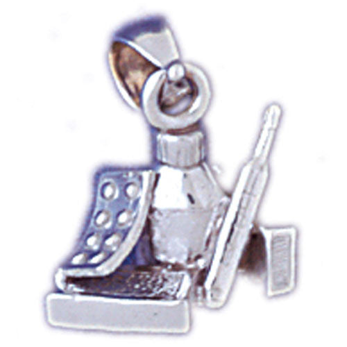 14K WHITE GOLD MEDICAL CHARM #11170