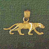 14K GOLD ANIMAL CHARM - PANTHER #1738