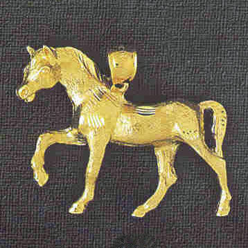 14K GOLD ANIMAL CHARM - HORSE #1752