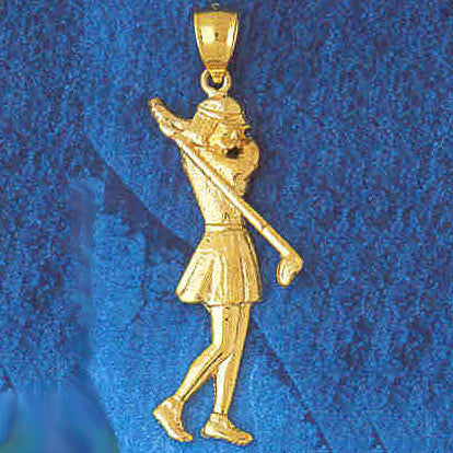 14K GOLD SPORT CHARM - GOLF # 3403