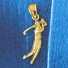 14K GOLD SPORT CHARM - GOLF # 3408