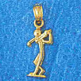 14K GOLD SPORT CHARM - GOLF # 3409