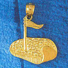 14K GOLD SPORT CHARM - GOLF # 3425