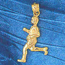 14K GOLD SPORT CHARM - RUNNING #3597