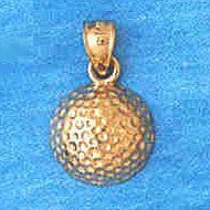 14K GOLD SPORT CHARM - GOLF #3692