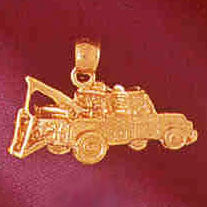 14K GOLD TRANSPORTATION CHARM - TOW TRUCK # 4320