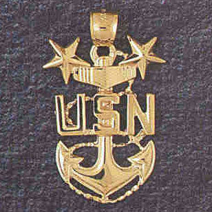 14K GOLD MILITARY CHARM #4650