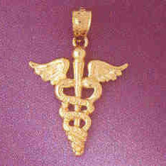 14K GOLD MEDICAL CHARM #4685