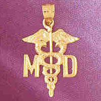 14K GOLD MEDICAL CHARM #4693