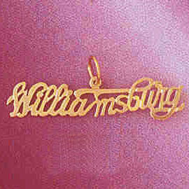 14K GOLD TRAVEL CHARM - WILLIAMSBURG #5000