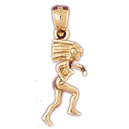 14K GOLD CHARM - AMERICAN INDIAN #5280