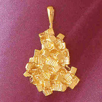 14K GOLD NUGGET CHARM #5758