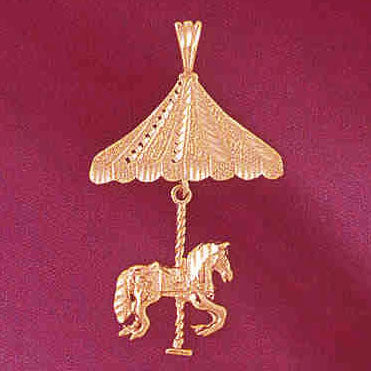 14K GOLD MISCELLANEOUS CHARM - CAROUSEL #5985