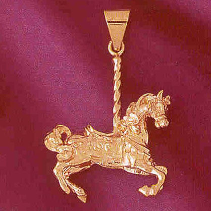 14K GOLD MISCELLANEOUS CHARM - CAROUSEL #5988