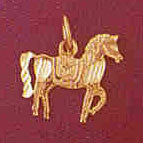14K GOLD MISCELLANEOUS CHARM - CAROUSEL #6016
