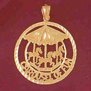 14K GOLD MISCELLANEOUS CHARM - CAROUSEL #6022