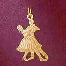 14K GOLD DANCE CHARM #6143