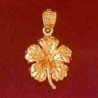 14K GOLD FLOWER CHARM #6745