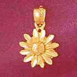 14K GOLD FLOWER CHARM #6765