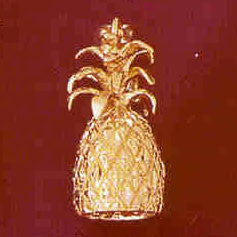 14K GOLD FRUIT CHARM - PINEAPPLE #6843