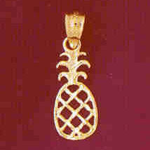 14K GOLD FRUIT CHARM - PINEAPPLE #6850