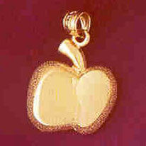 14K GOLD FRUIT CHARM - APPLE #6856