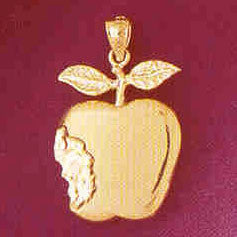 14K GOLD FRUIT CHARM - APPLE #6857