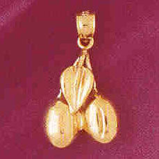14K GOLD FRUIT CHARM - PLUM #6873