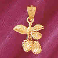 14K GOLD FRUIT CHARM #6882