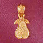 14K GOLD FOOD CHARM - PEAR #6912