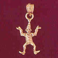 14K GOLD CHARM - CLOWN #7331