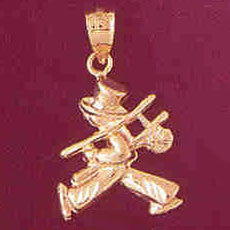 14K GOLD CHARM - CLOWN #7332