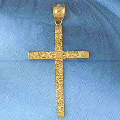 14K GOLD RELIGIOUS CHARM - CROSS #8049