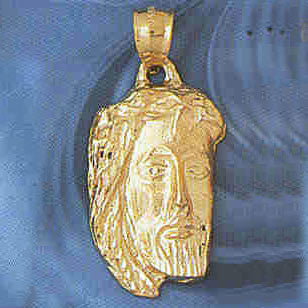 14K GOLD RELIGIOUS CHARM - MEDAL #8635